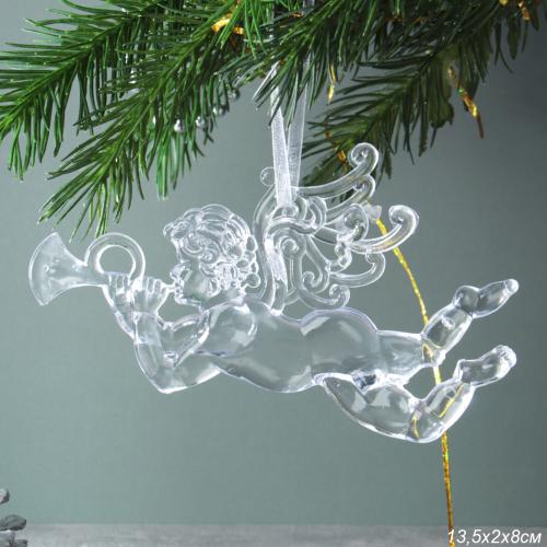 Новогоднее украшение Ангел / G1-17 /уп 100/500/