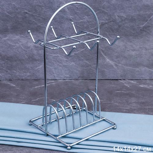 Подставка для кофейных наборов на 6 персон 14x14x27 см / Z-133 /уп 80/металл/0,3