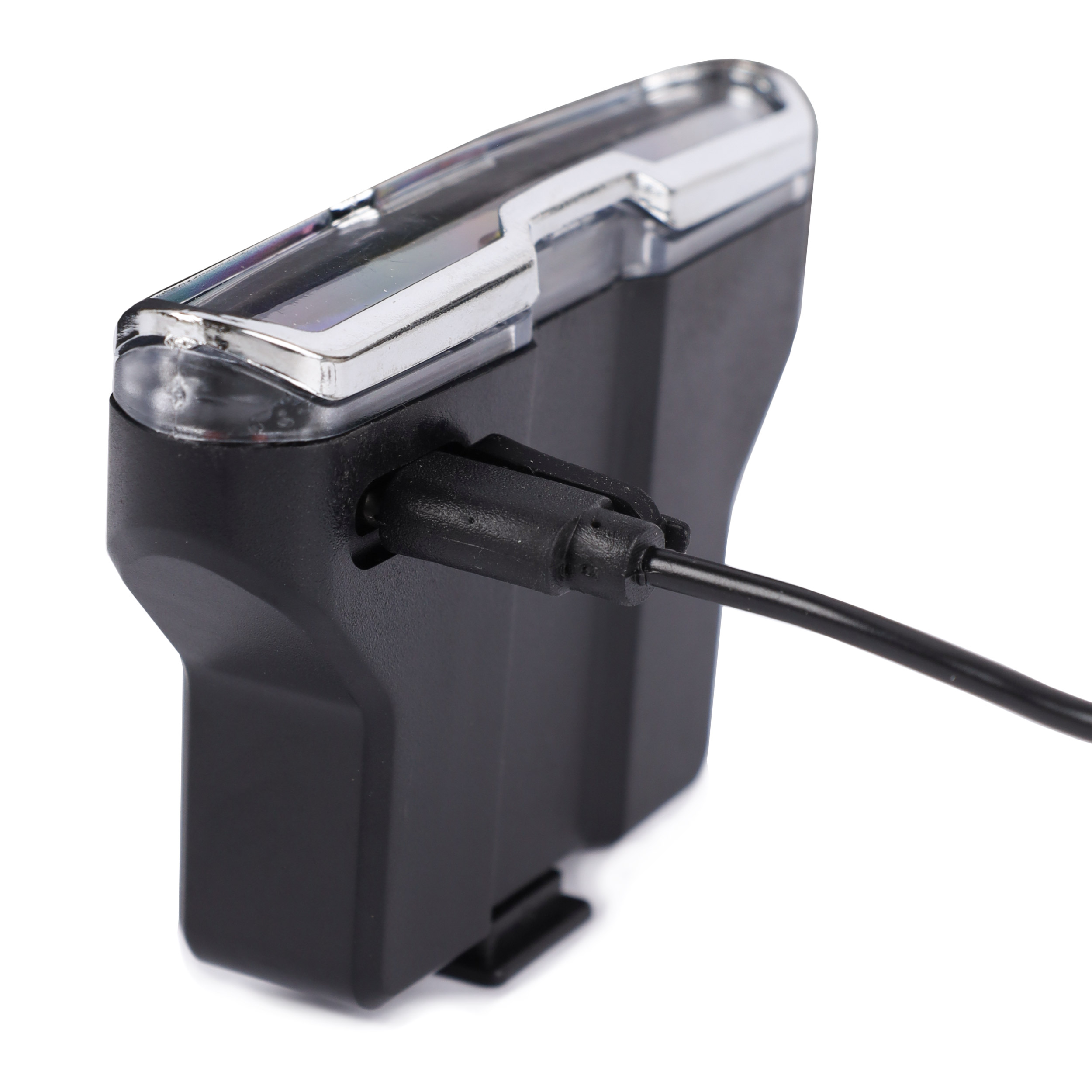 Фонарь задний интеллектуальный COMIRON "FLASHER" корпус: ABS, свет LED, 20lm, 250mAh, Type-C, подзарядка от солнца, влагозащита IPX7 /уп150/