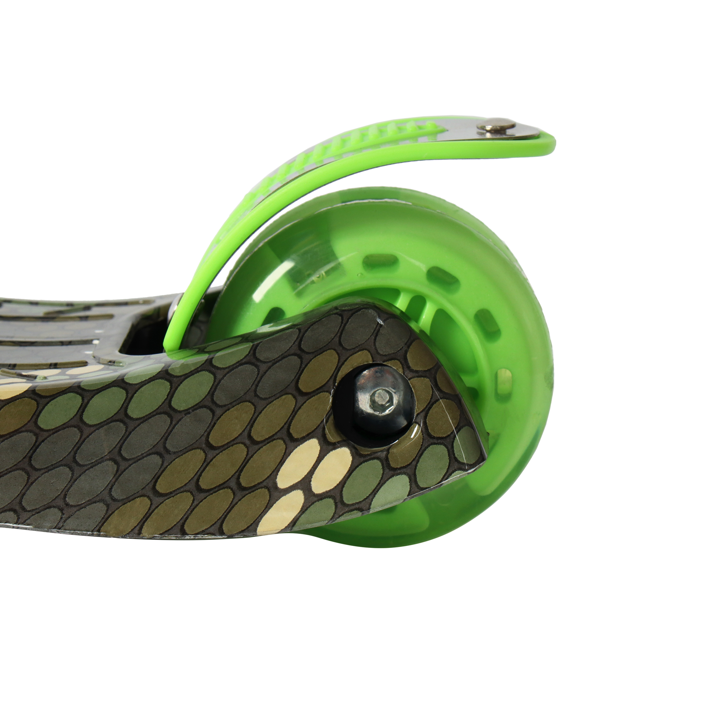 Самокат трехколесный для детей от 3-х лет Yeenot GT4108P56, нагрузка до 50кг, вес 2.3кг, светящиеся колёса PU116мм, цвет хакки 3 БК/уп10