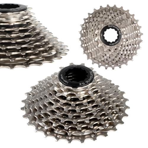 ROAD, Кассета SUNSHINE, 10 скоростей, 11-28Т, (спорт 17+лет), материал: сталь, вес 299гр, /ROAD-CS-HR10-28/уп50/