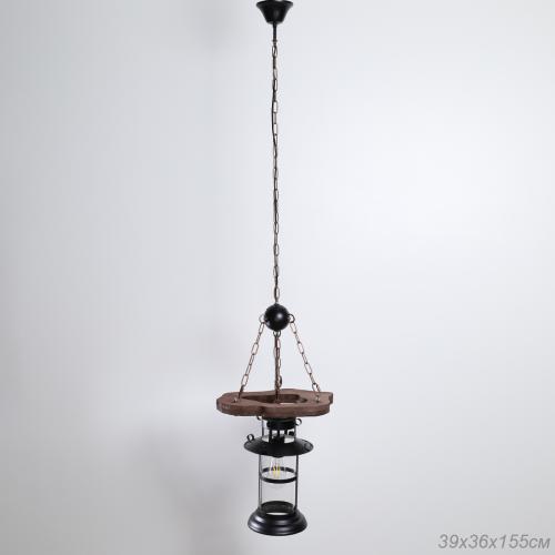 Люстра подвесная (100*39 см). В комплекте 1 лампа 5Вт LED, E27 / Rg15B / уп 1/Лофт