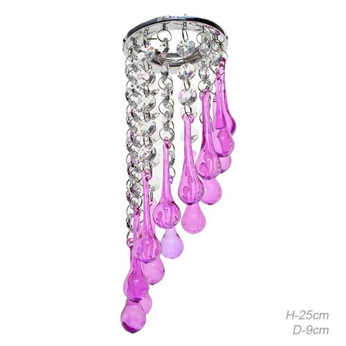 Светильник точечный / DF028/ розовый