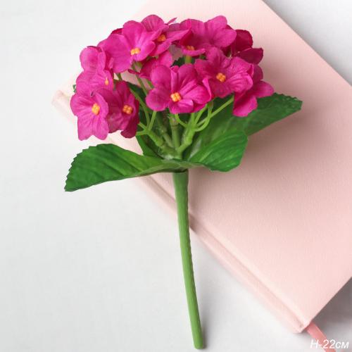 Цветок искусственный СИРЕНЕВЫЙ Фиалка 22 см / W01316-2 /уп 112/300/600/ 738968     