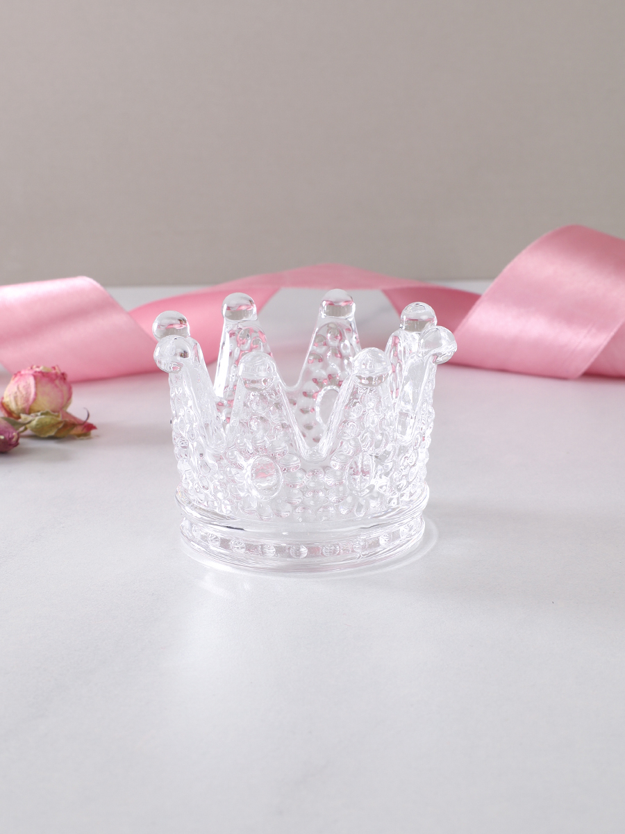 Подсвечник 7,5х5,1х5,8 Корона / WS-131 /уп 6/108/