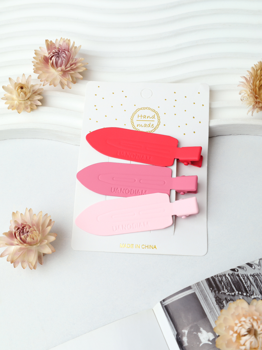 Заколка для волос 3 штуки / NSAF-65 /уп 30/