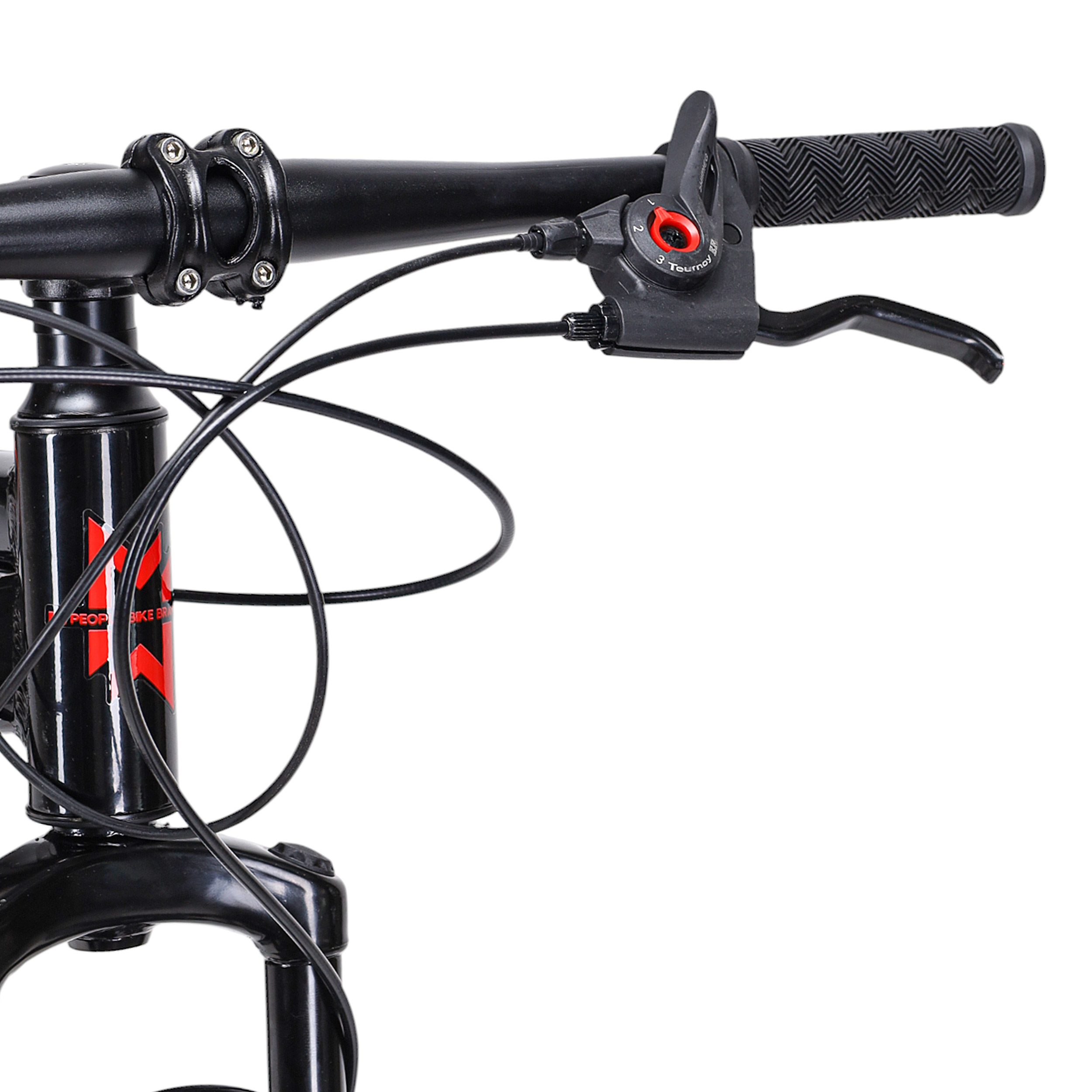 Велосипед 26" рама 17" 21sp MEGAWHEELS MOUNTAIN II чёрный-красный