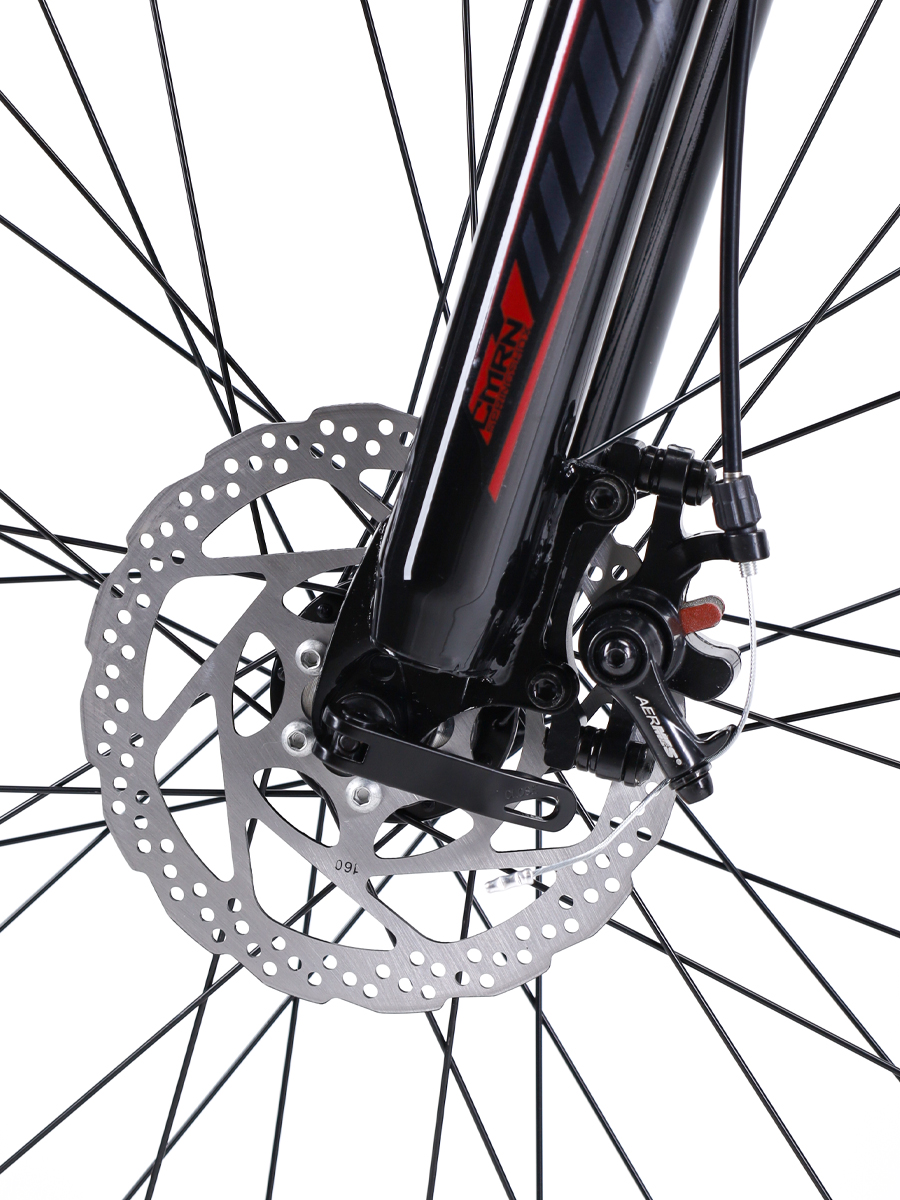 Велосипед 27,5" рама 19" 1x10sp COMIRON SYSTEM чёрный красный