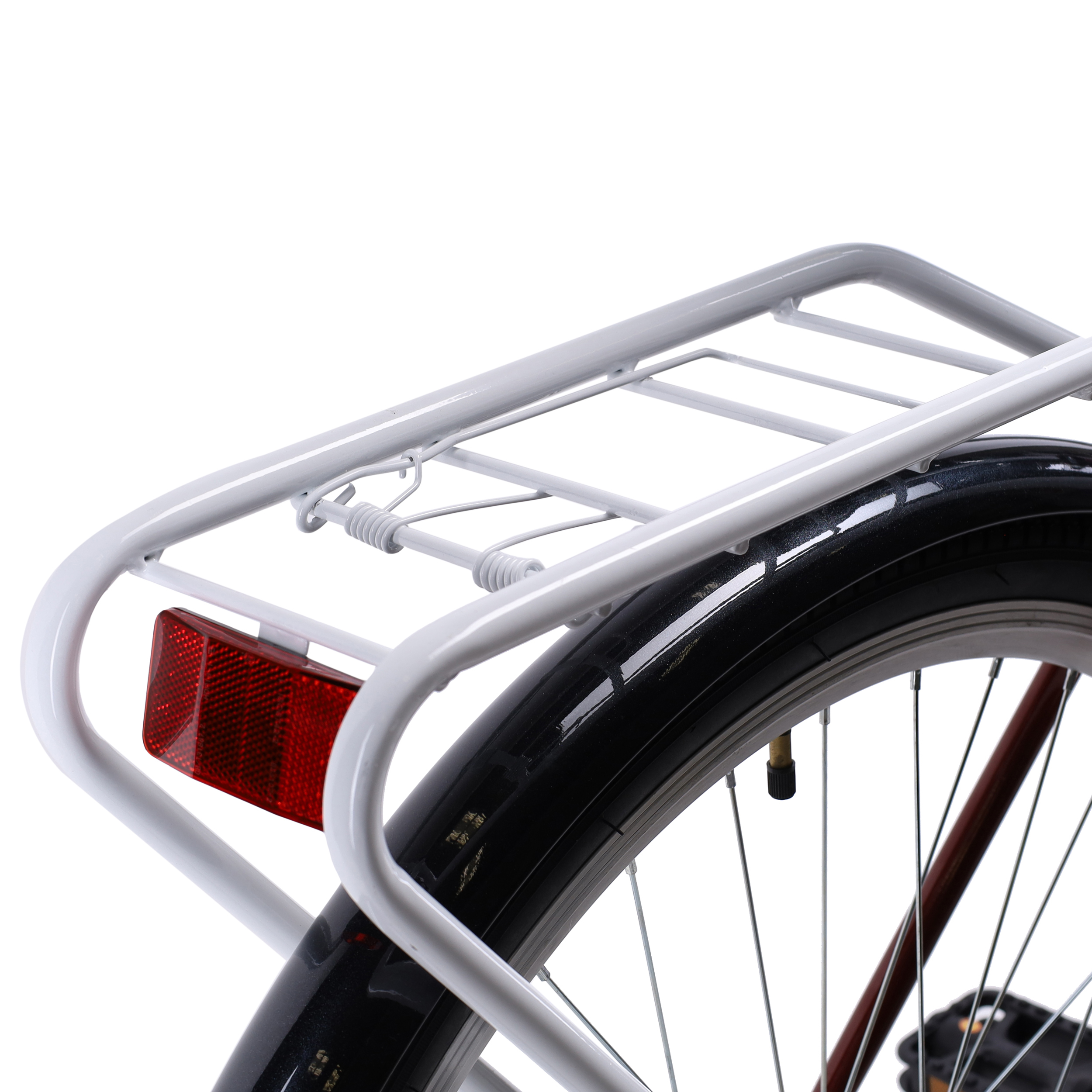 Велосипед городской с корзинкой 28" рама 19" 1sp KRYPTON DACHA W красный кристалл ЦВК