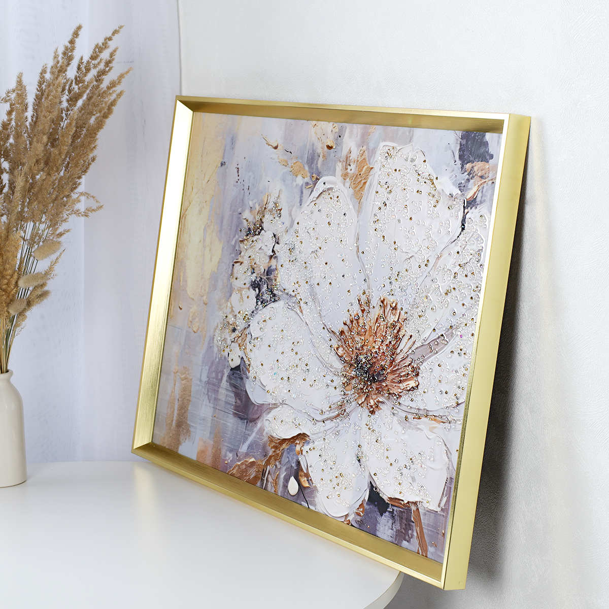 Картина 50х70 Цветы / HA-1518 /уп 18/стразы