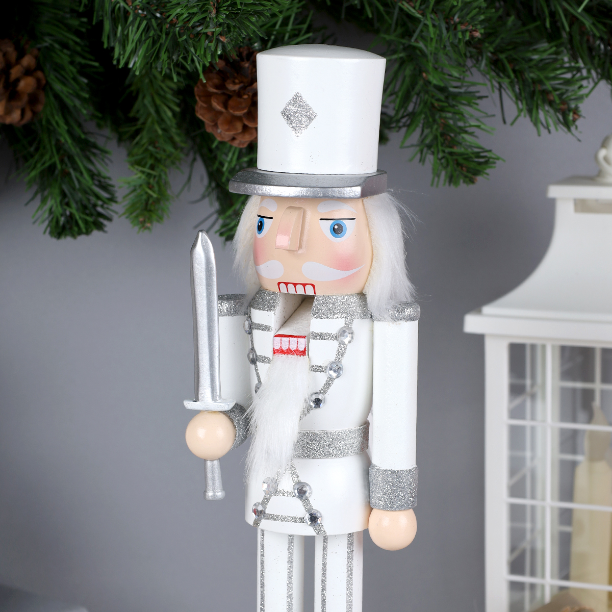 Новогоднее украшение Щелкунчик 38 см / TU-467 /уп 12/без выбора формы