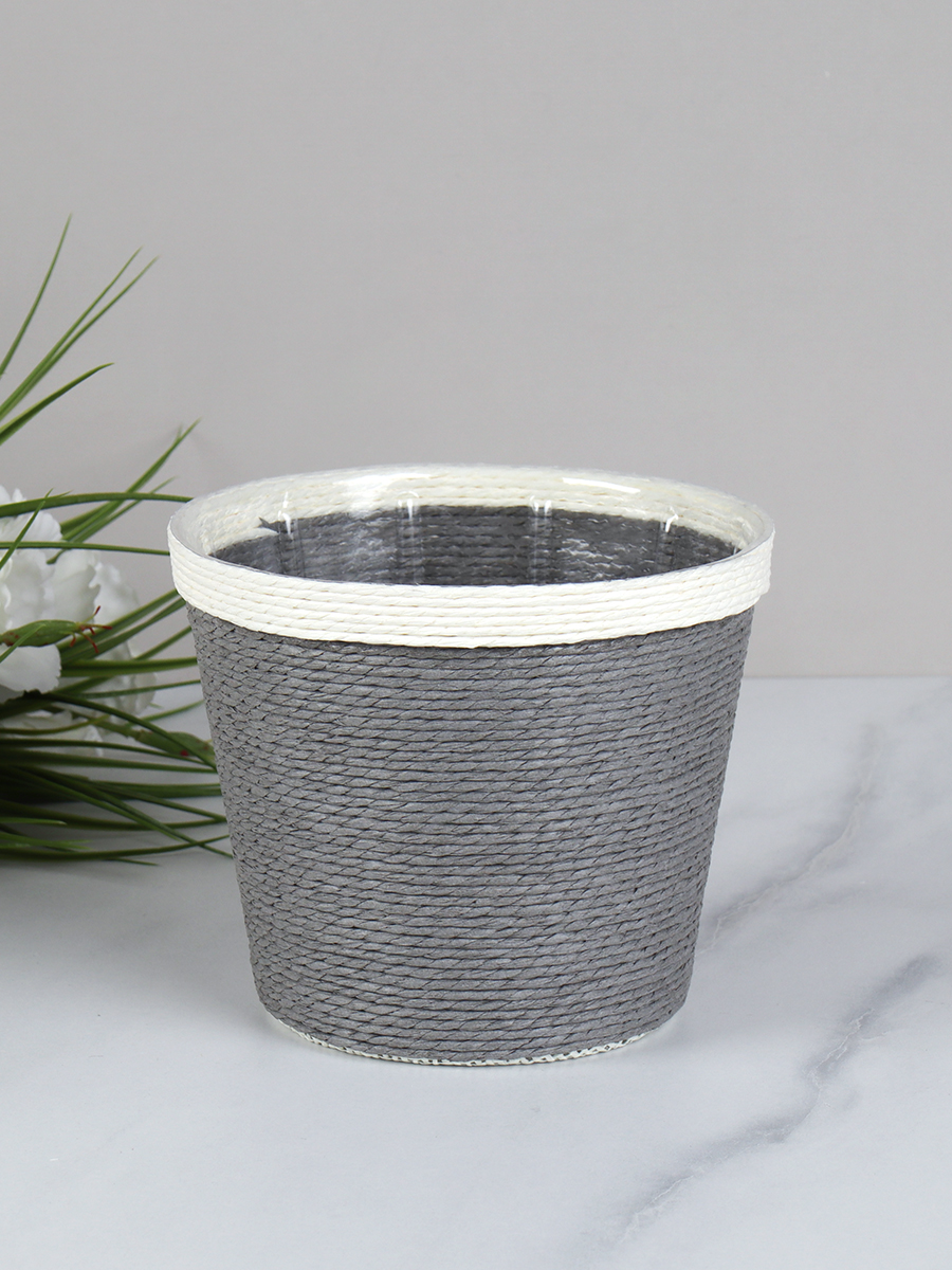 Корзина плетеная 12,5х15 см / CW87-8 /уп 300/кашпо