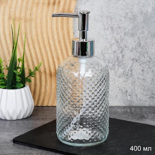 Дозатор для жидкого мыла 400 мл Капельки / XSF-MD450 /уп 48/