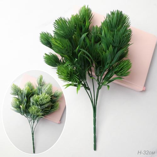 Зелень искусственная 32 см / 5-20-589P /уп 600/2 цвета микс