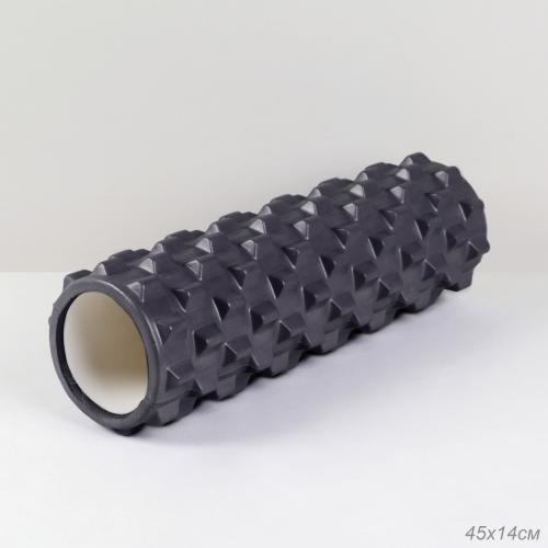 Ролик массажный спортивный Woohooo SHARP 45x14/ черный/уп10