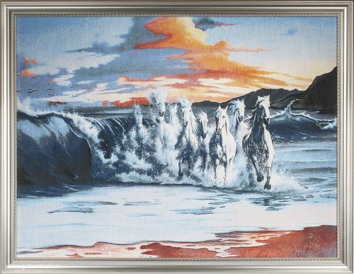 Картина гобелен 60x80 Кто быстрее D183/KS4117-5/