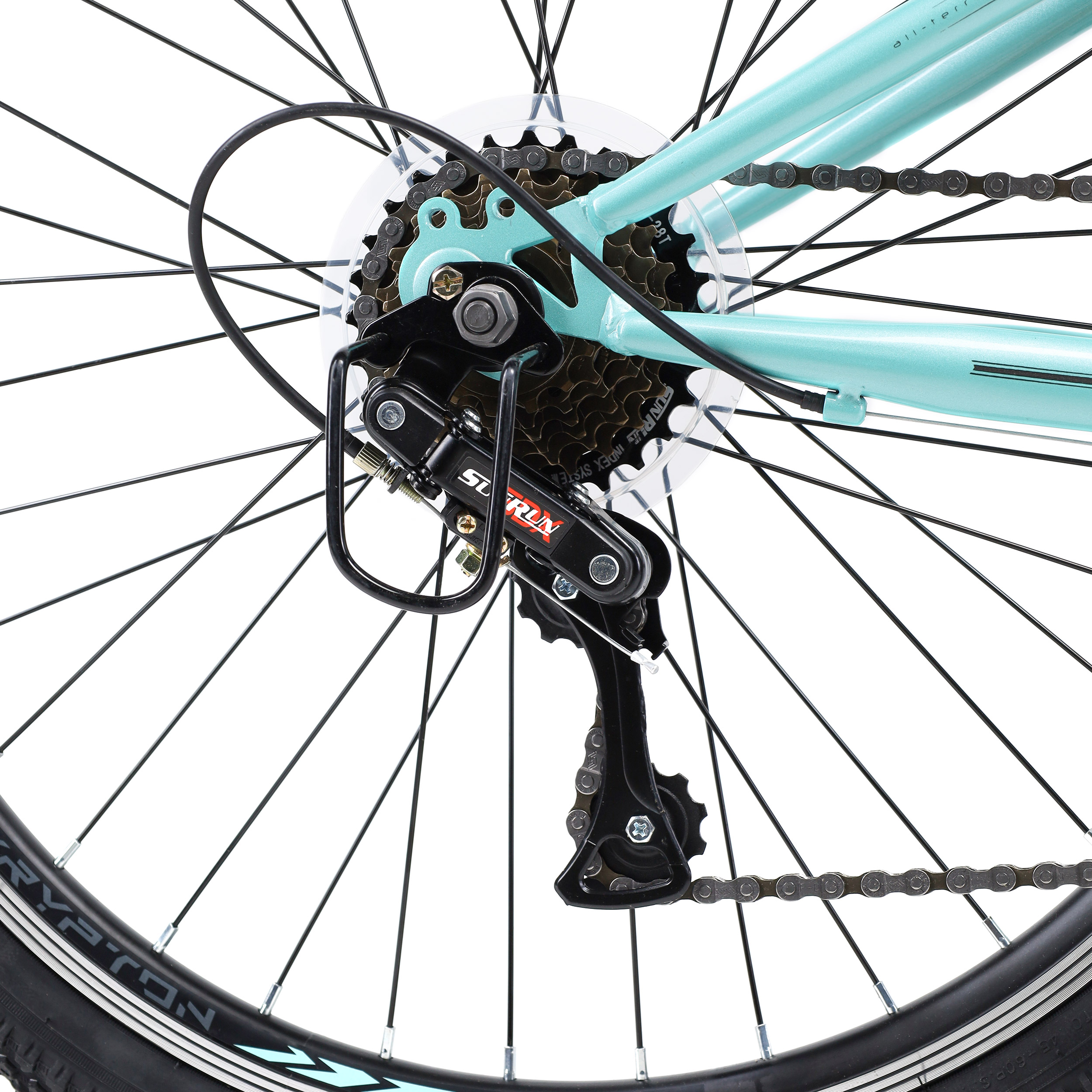 Велосипед 24" рама 13" 7sp KRYPTON ОРЛЁНОК ригид бирюзовый