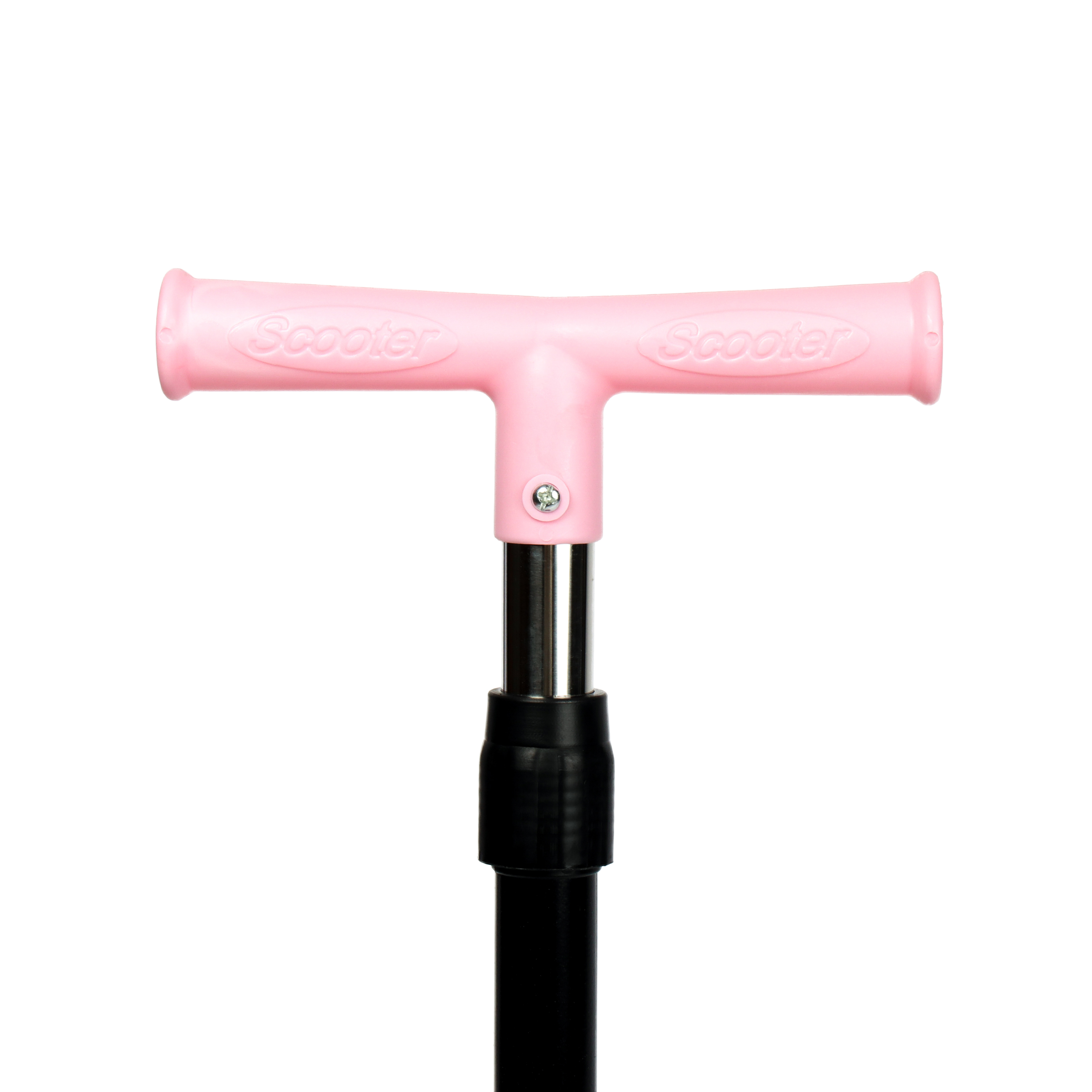 Самокат трехколесный облегчённый для детей от 3-х лет Yeenot GT105-10, нагрузка до25кг, вес 1,2кг, светящиеся колёса 110мм, цвет розовый Лиса БК/уп13