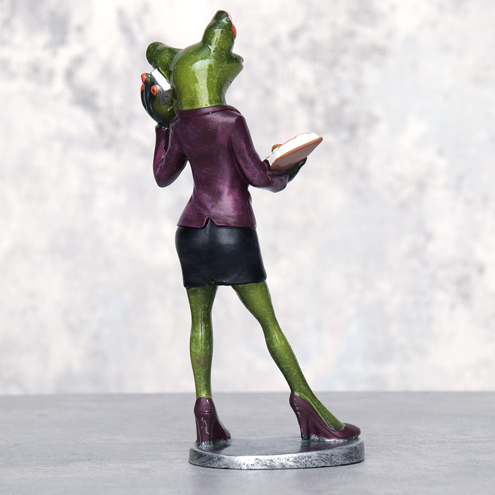Фигурка Лягушка Бизнес - Леди 18 см / YX09020 /уп 24/
