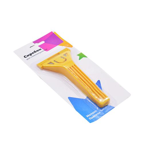 Скребок для стеклокерамики  / 884-091 /уп 12/ металл+пластик