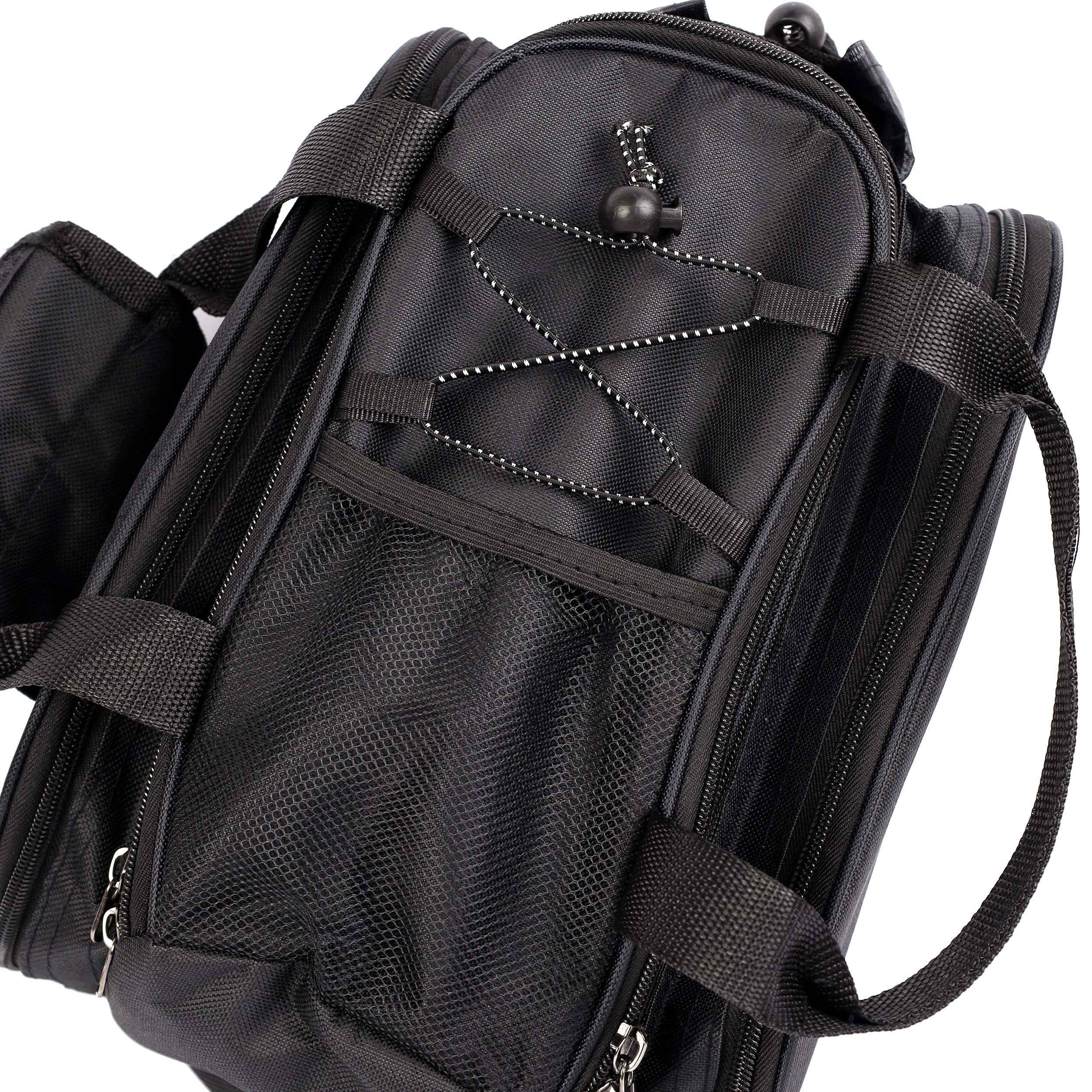 Сумка велосипедная на багажник COMIRON PATAGONIA, основные отсеки на молнии, крепление velcro,  Размер 17х28х32см /уп 30/