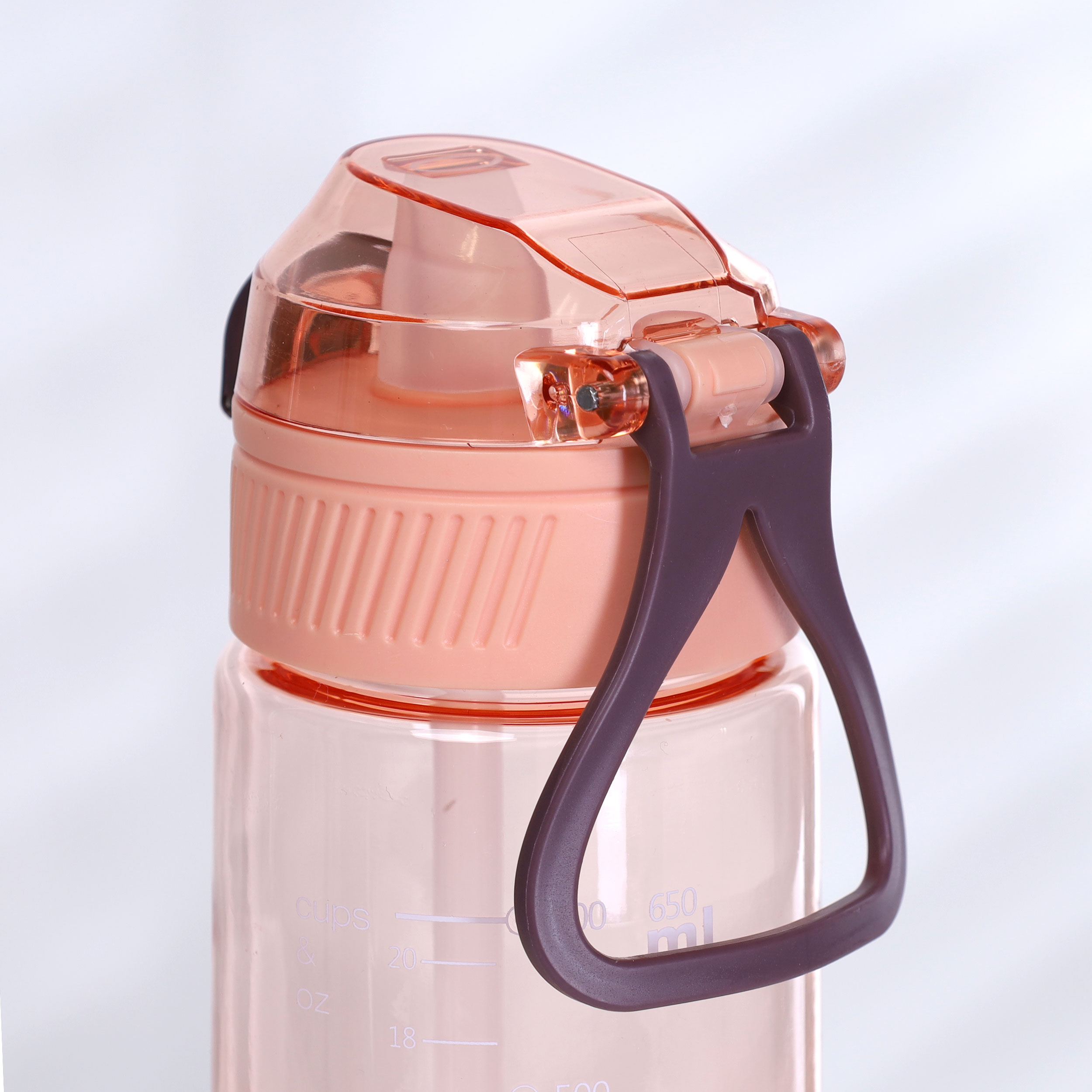 Бутылка для воды Woohooo Puerto Plata 650 ml / Пищевой PP / уп 80 / АКЦИЯ