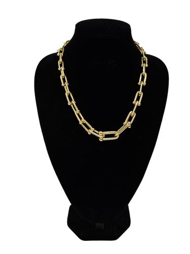 Колье Цепь 40 см / GTP-1 /уп 12/золото