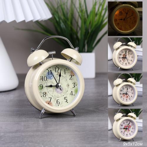 Будильник 12 см / 6025-1209 /уп 100/