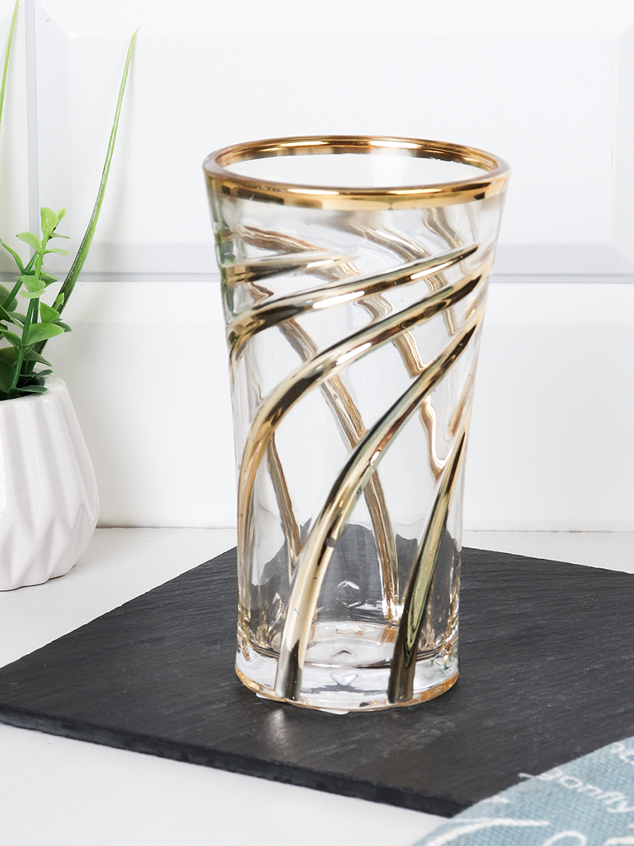 Стакан 250 мл / 1915-6DD /уп 12/ золото