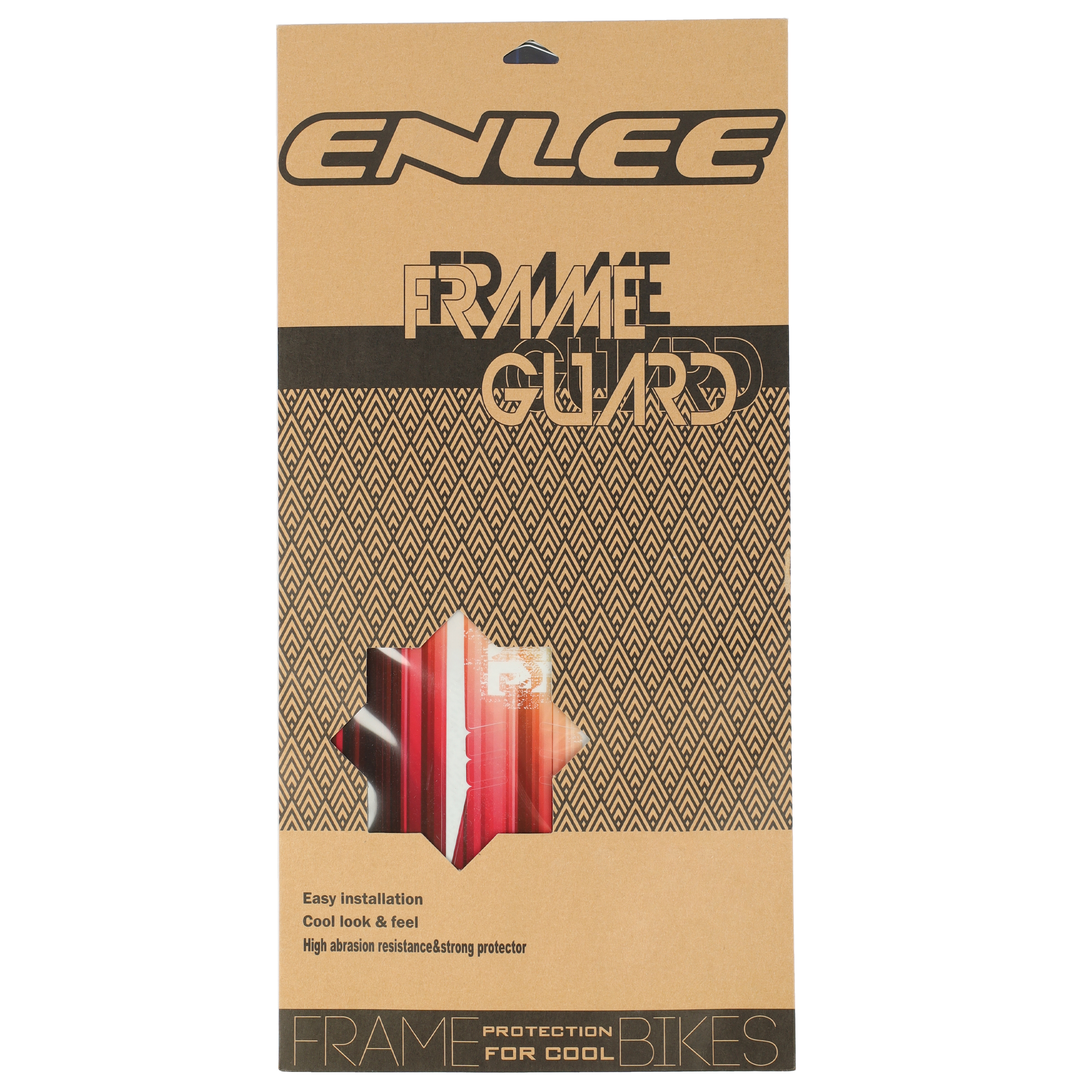 Защита рамы. Стикеры термопластик TPU. ENLEE. Комплект 10 стикеров. 200 микрон. Aurora model