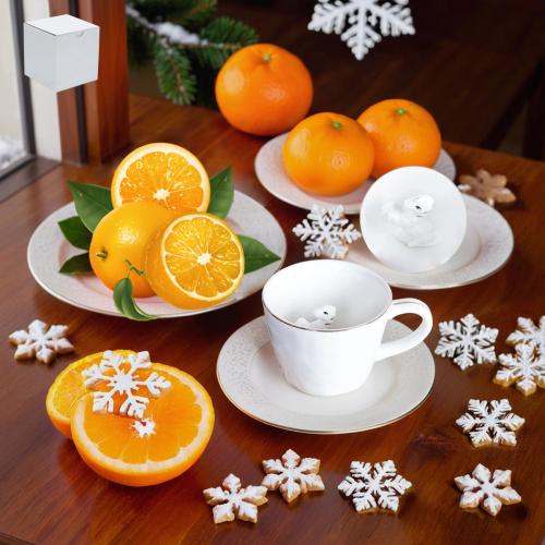 Кружка 400 мл Лошадь 14 см / B5477 /уп 48/Символ года 2026/ костяной фарфор