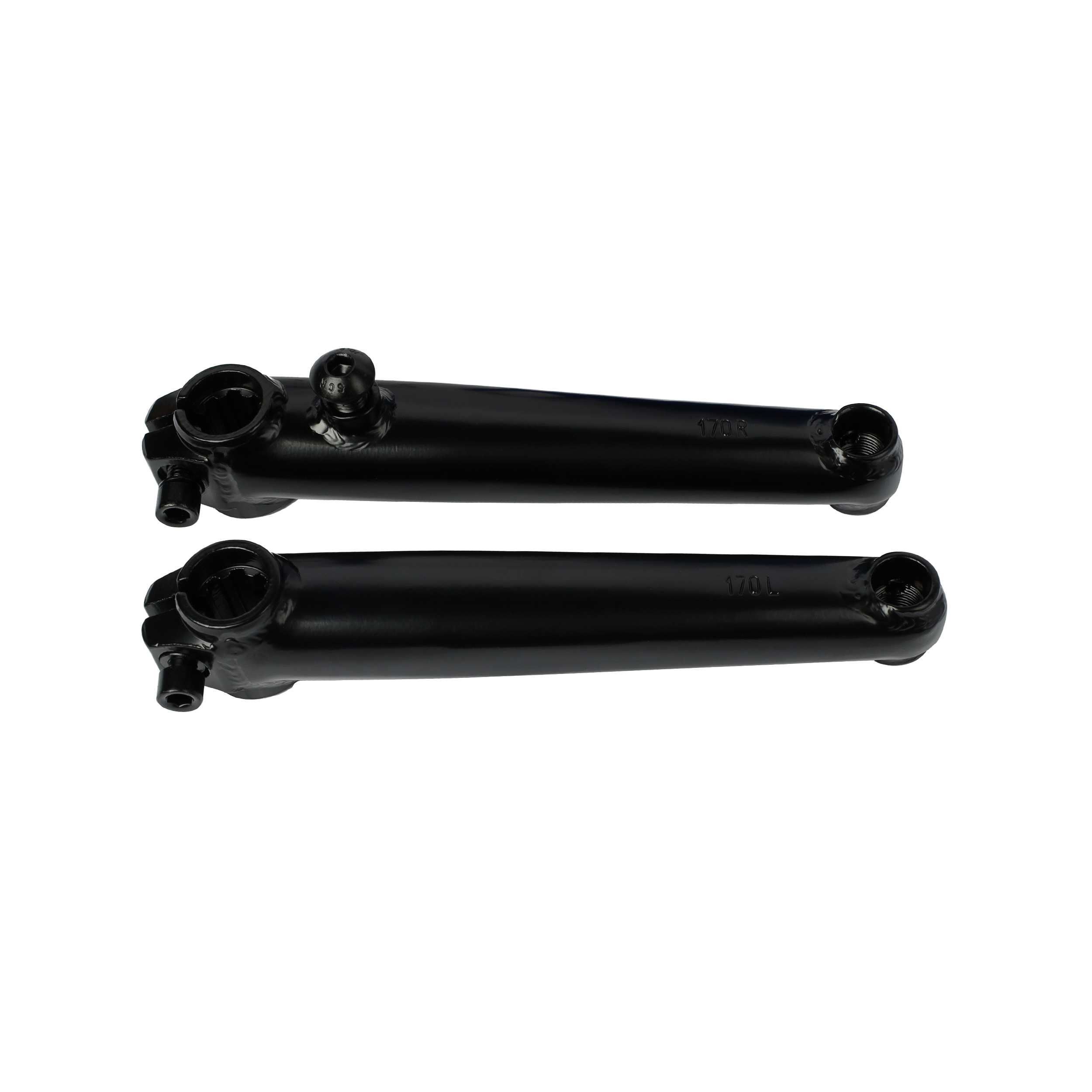 Шатуны для bmx KENLI, Шатуны 170мм-Диаметр 31,8мм. Под ось 19мм/8 зубьев. /KL-8902S/ FINISH:ED CRMO/ уп20/