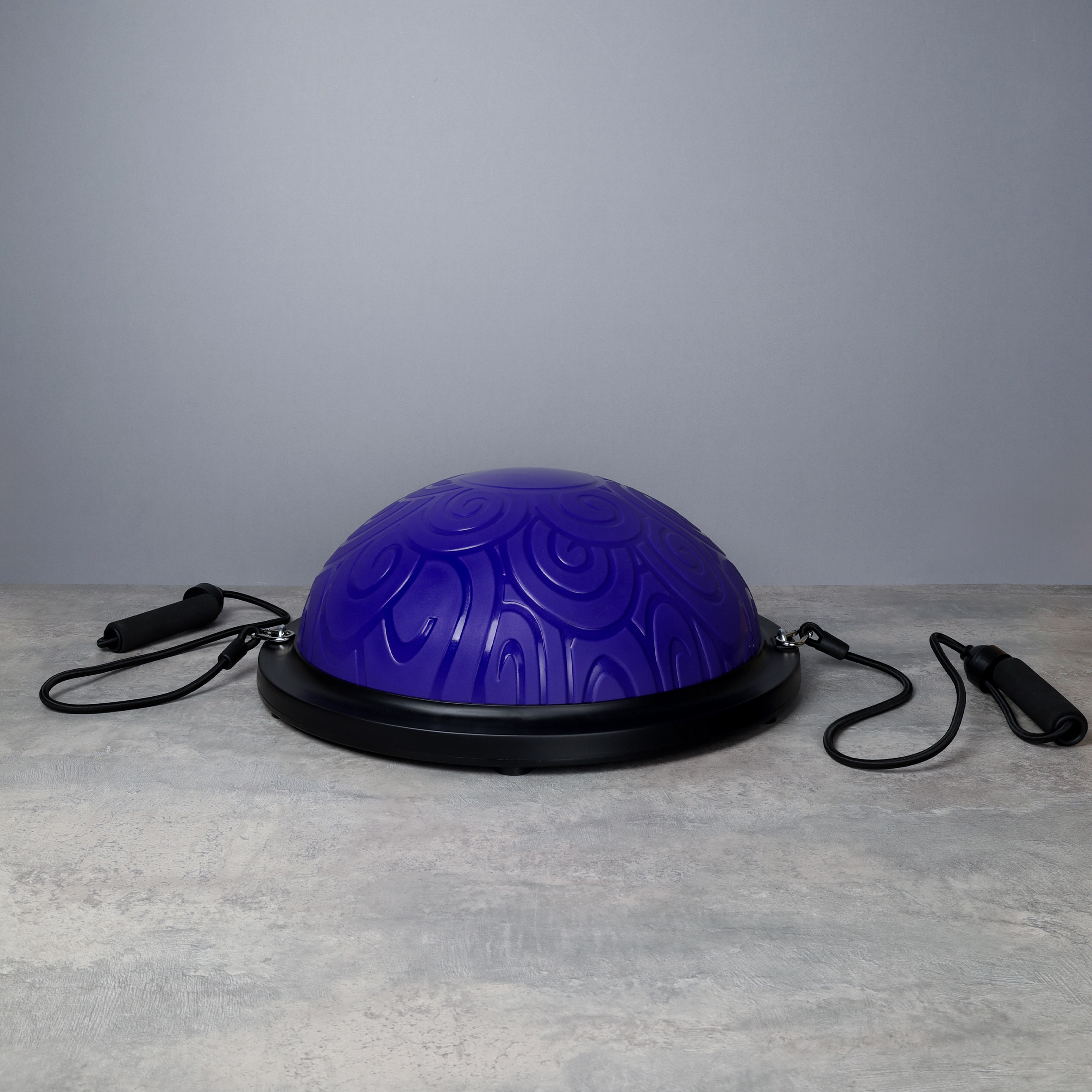 Полусфера балансировочная BOSU 46см Woohooo Curls эспандер, насос/ фиолетовый/ B46Cu-V/ уп 5