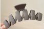 Заколка краб для волос 11 см / SRS-59 /уп 40/120/ сине-серый