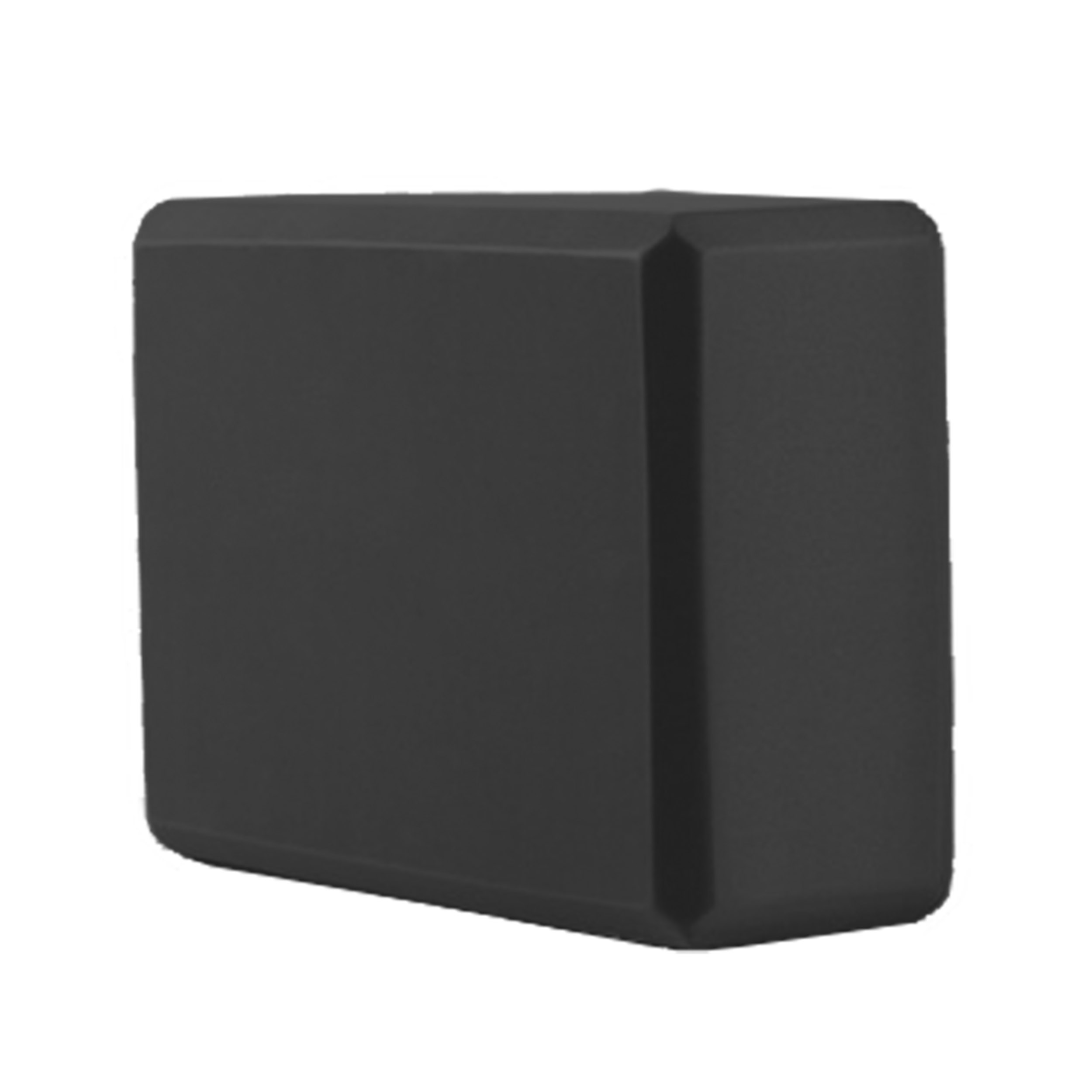 Блок для йоги и фитнеса спортивный 23*15*7.6 см / YJZ589/9 /уп 100/черный / АКЦИЯ