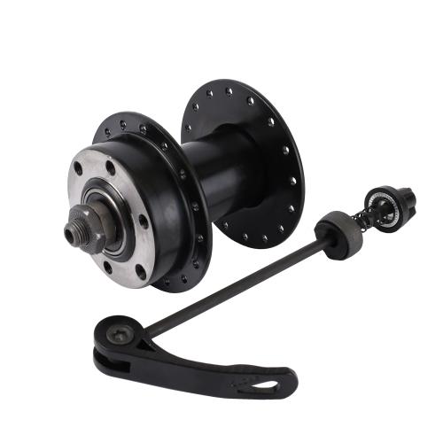 Передняя ступица KRYPTON, 100мм, disc-brake, 32 отверстия, пром подшипник ISO 600ZZ, сталь, эксцентрик, /LIQ-D-Front-32H/черный/ уп 50