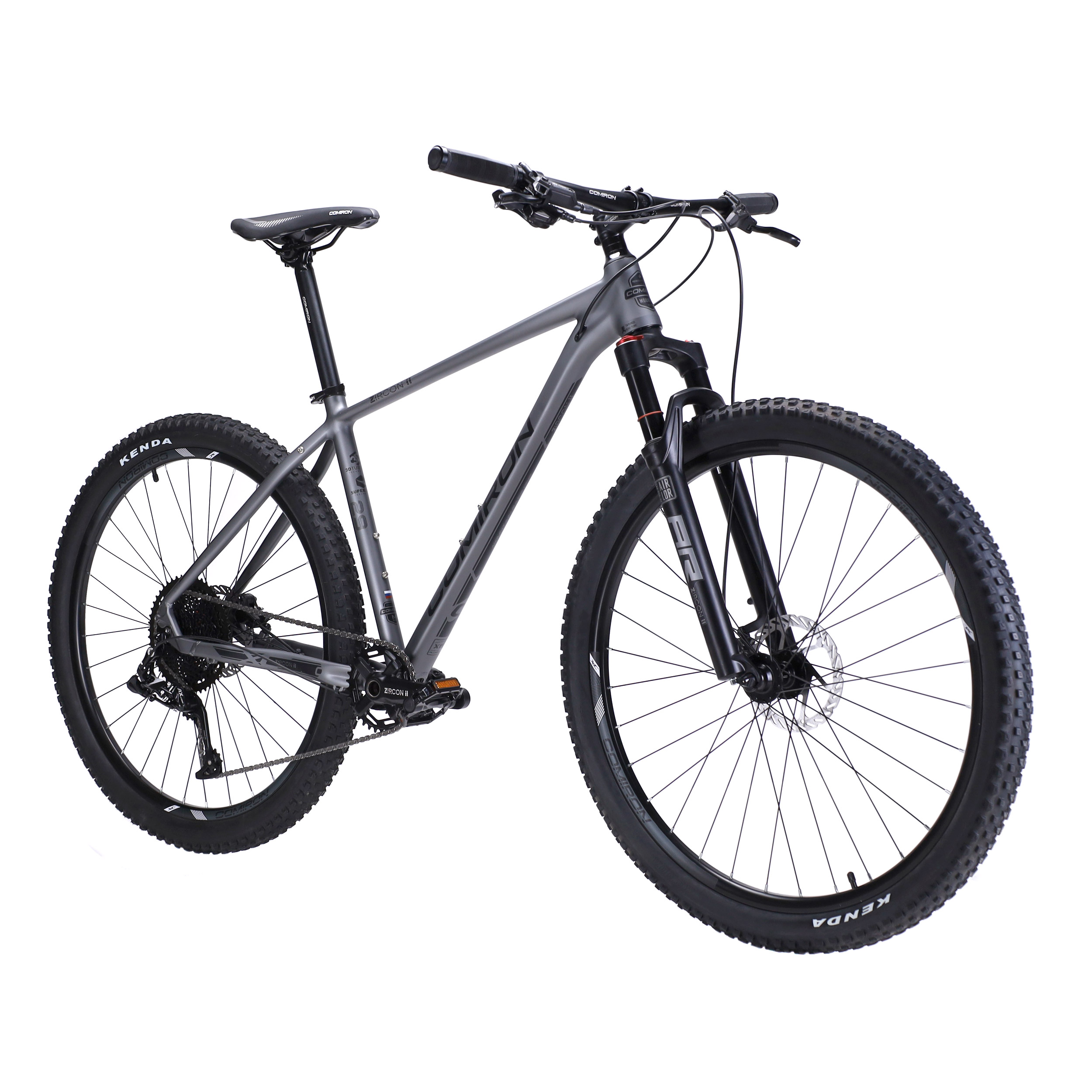 Велосипед горный COMIRON ZIRCON II 29-21", 1*12S, тёмно-серый MATT GREY