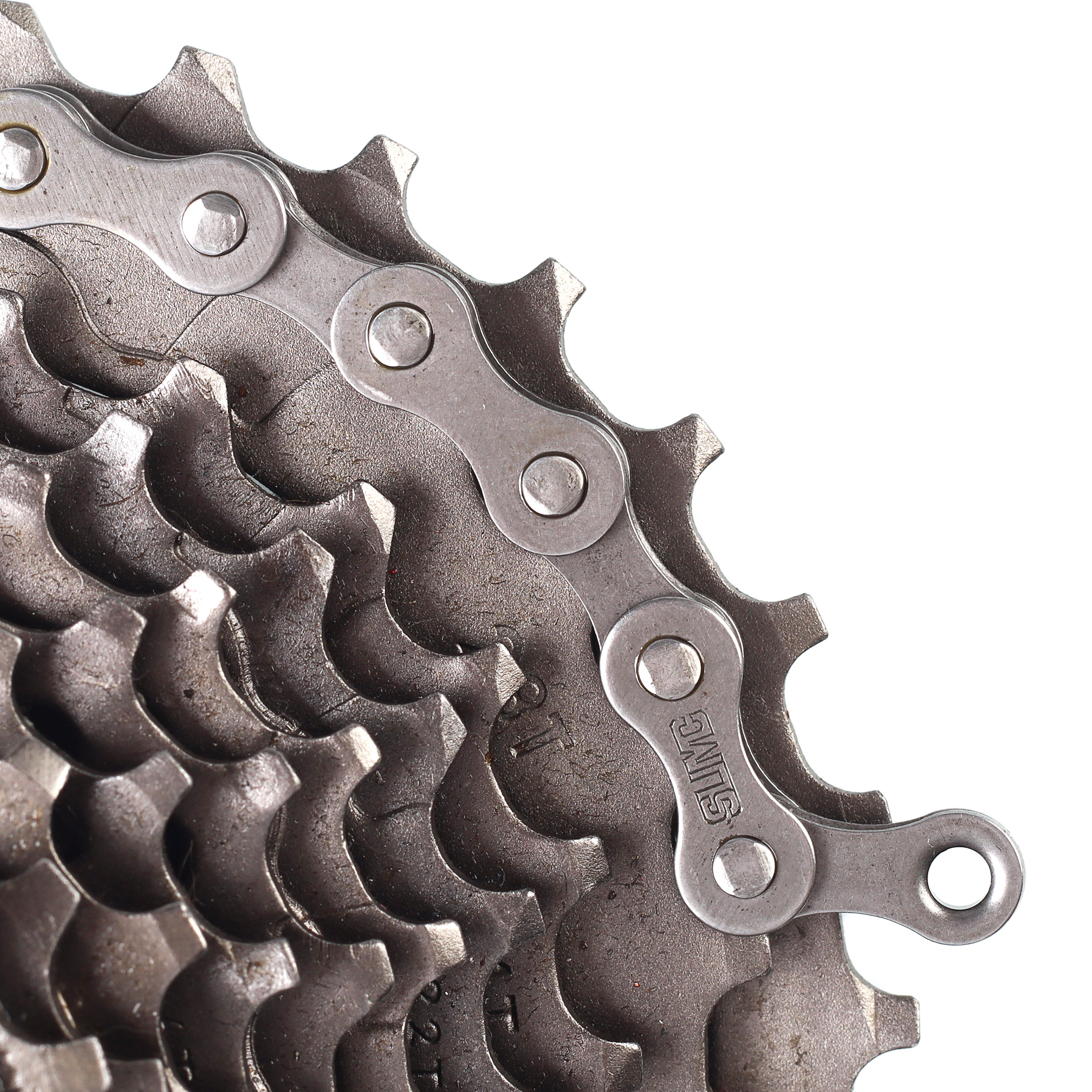 Велосипедная цепь SUMC 5,6,7,8 speed S33GY 1/2"x3/32"/116L ГОСТ 30442-97 ISO 9633 /уп 50/