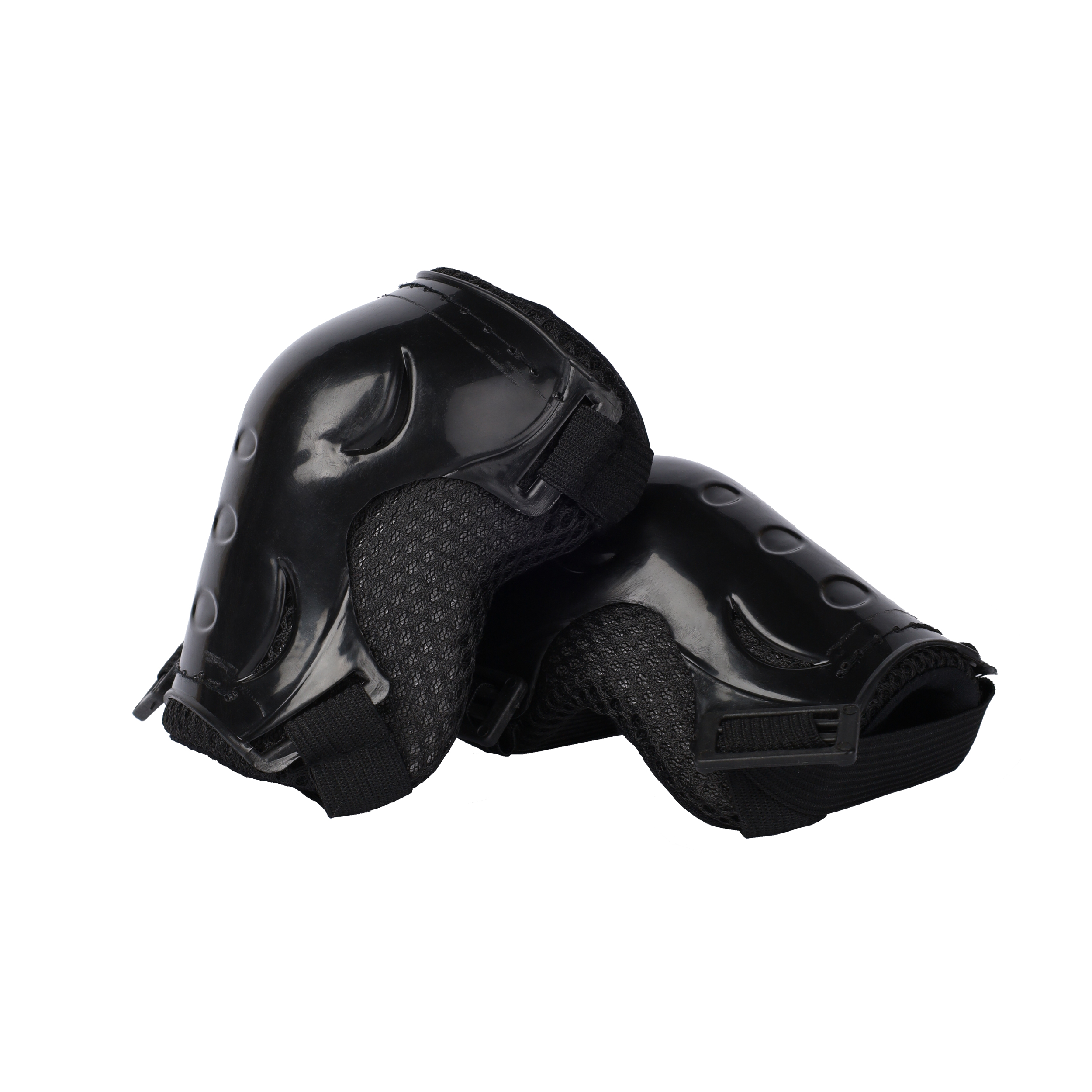 Защита для катания на роликах и велосипеде 6 предметов. 4-18лет / Cui-028B /уп 100/ черный