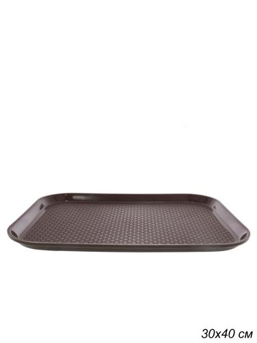Поднос антискользящая поверхность 30x40 см / 1216А /уп.25/*