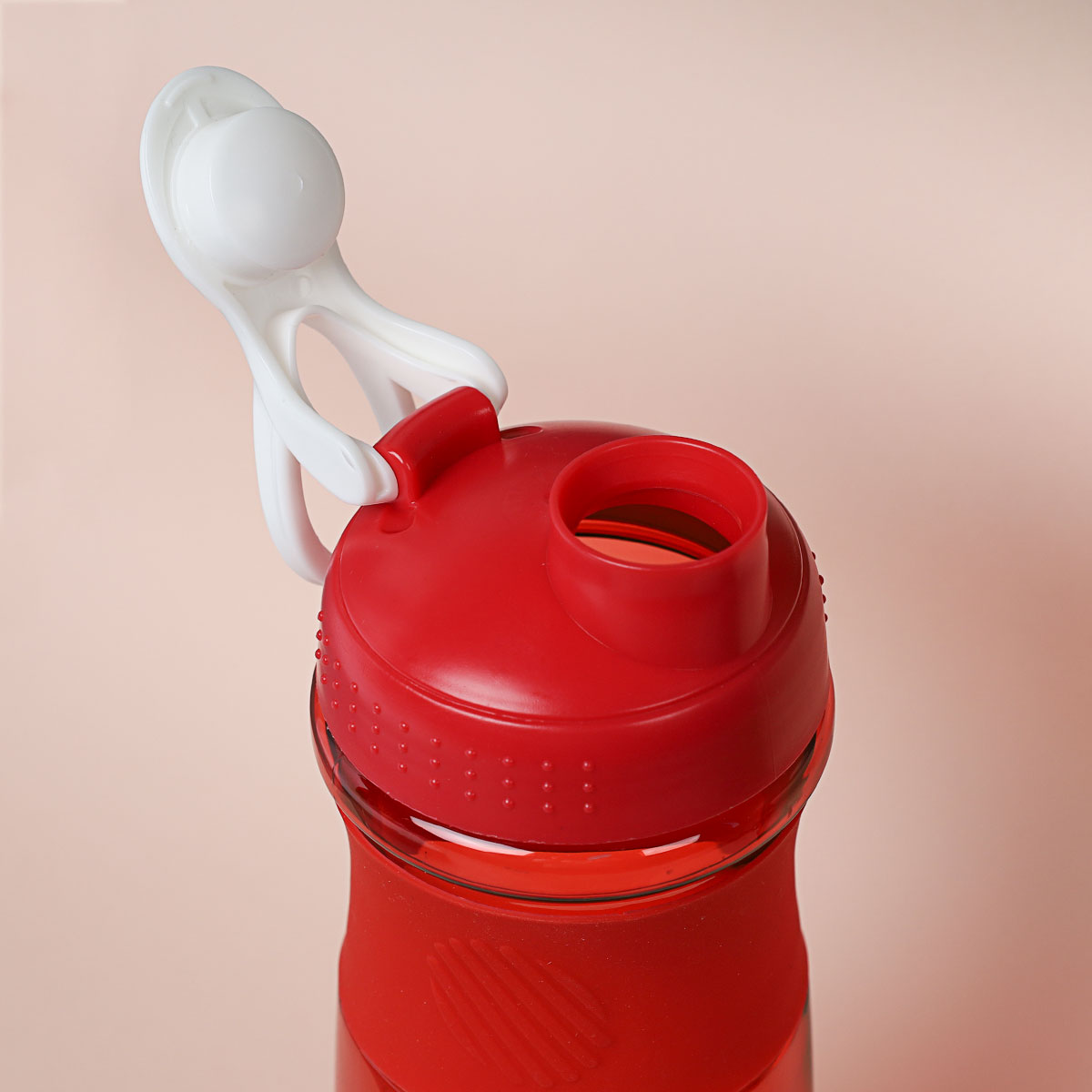 Бутылка/Шейкер NEWWAVE  SHS-760 красная, для спортивного питания 760ML/уп60