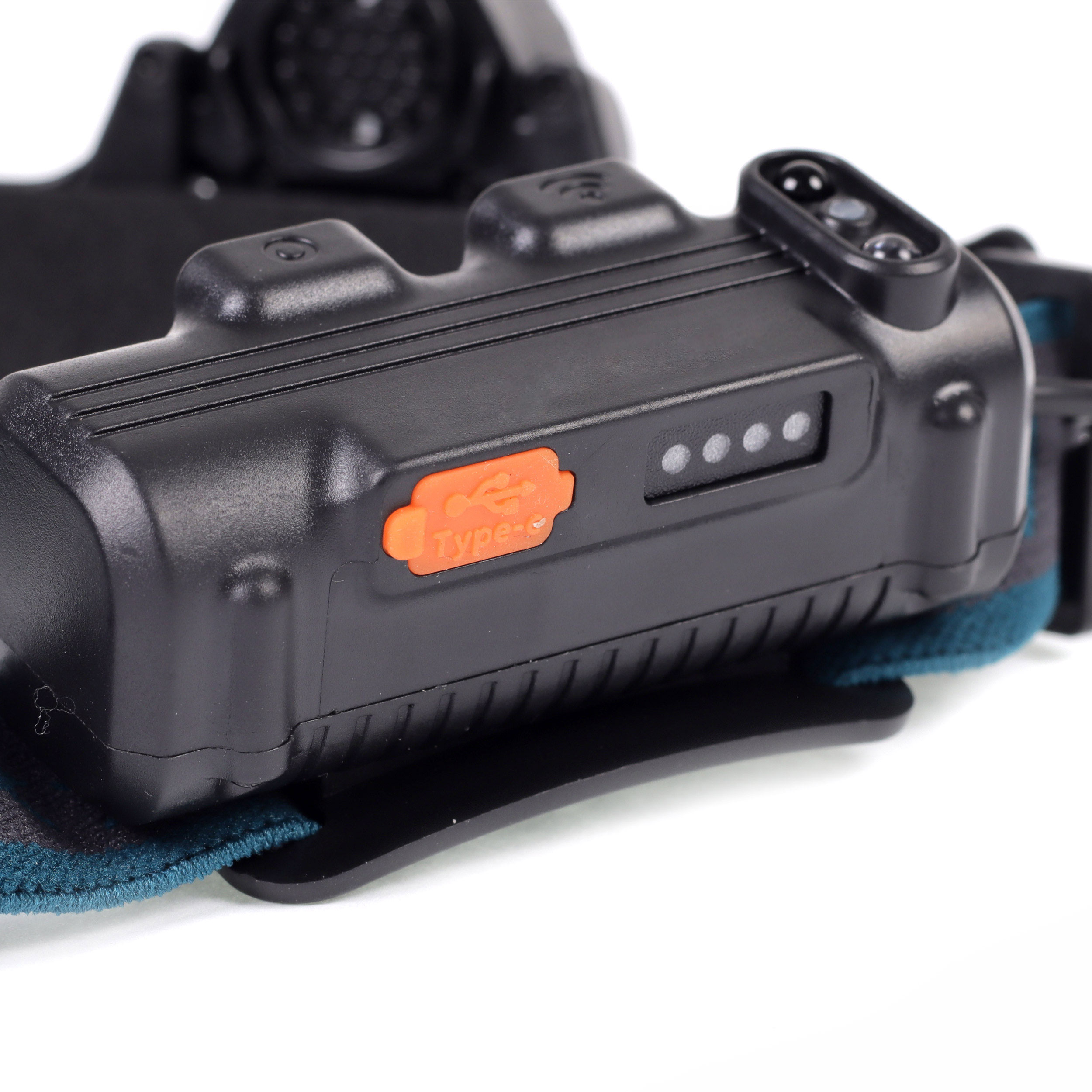Фонарь налобный спортивный COMIRON O'HEAD FLOODLIGHT ABS, IPX5 свет COB 400lm аккум 18650 3.7V 2000 mAh USB Type-C индикатор /уп /50/100/