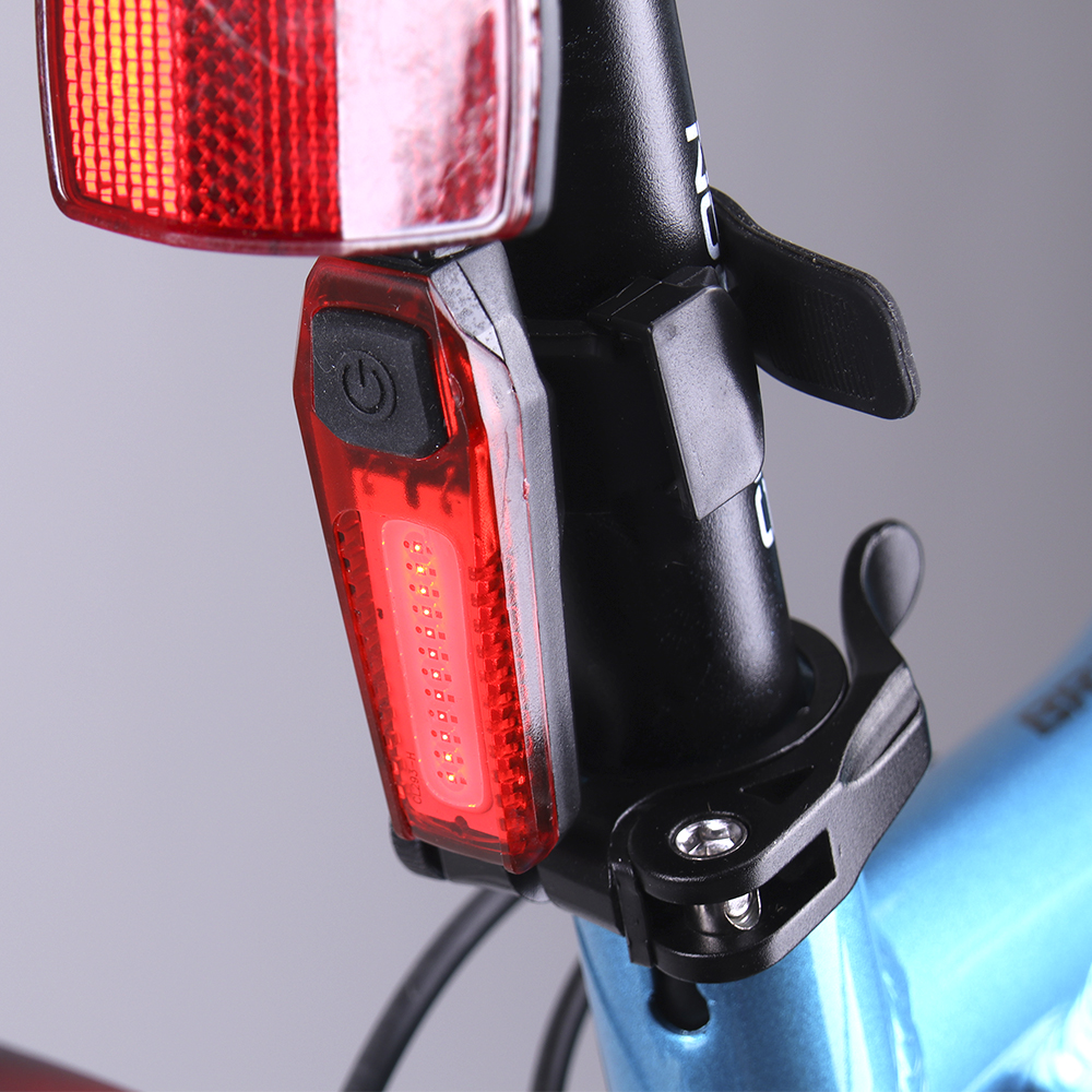 Фонарь задний COMIRON TA08 корпус: ABS, IPX4; свет: 12LED, 80lm; аккум: 150mAh, USB; пять режимов. /уп 400/