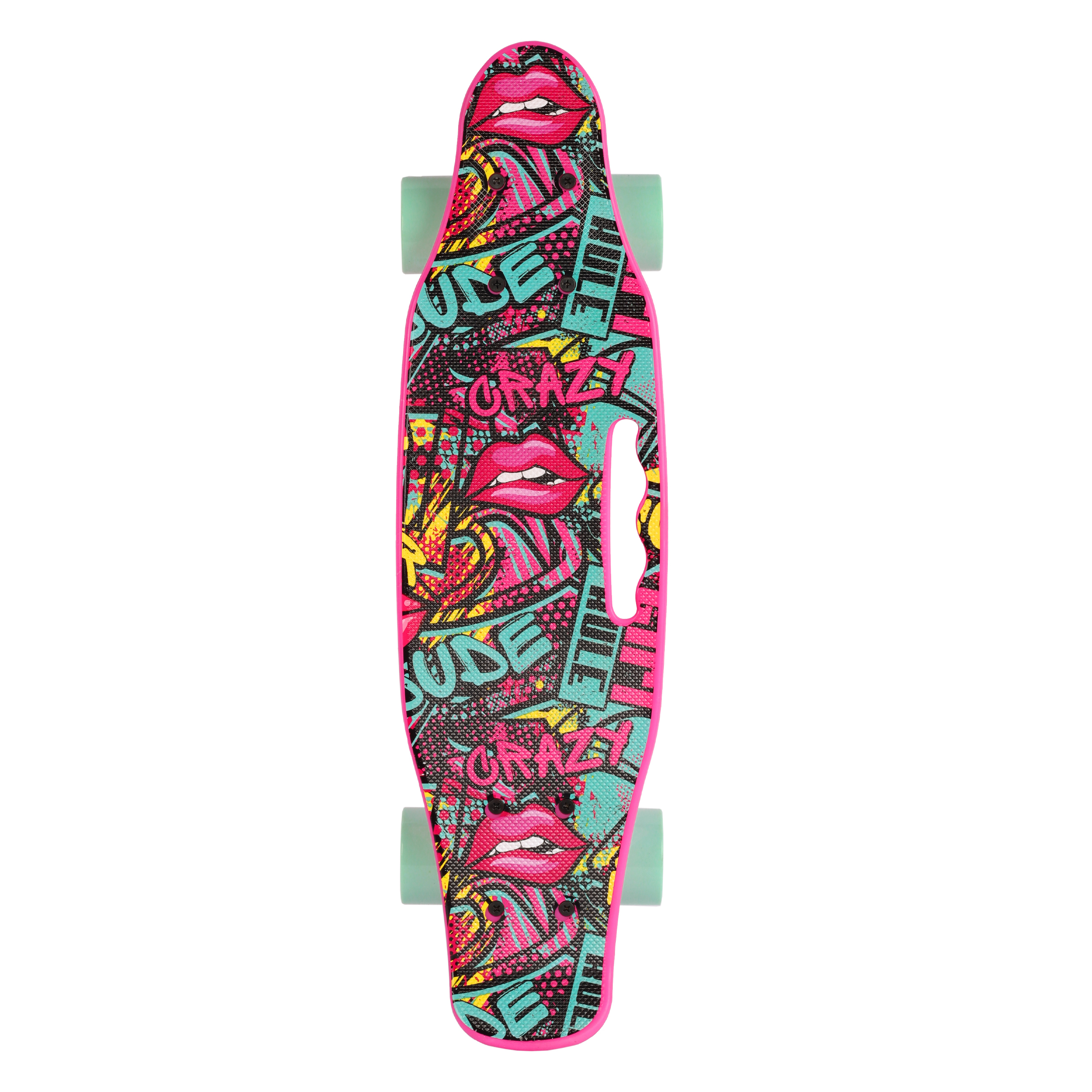 Пенни-борд Woohooo Glam Graff / полиуретановые колеса / уп 8 