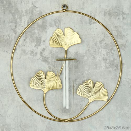 Ваза-кашпо на стену 26,5х25 см / WC-1021 /уп 60/