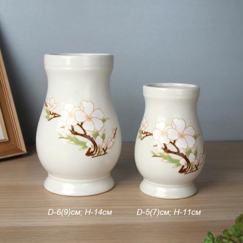 Ваза 2 штуки набор Сакура / FLM 291/240 /уп 12/8 марта