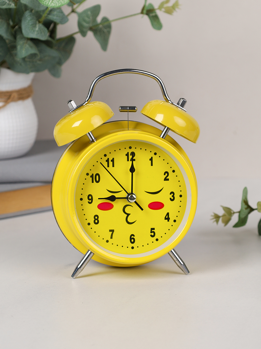 Будильник Смайлик 16 см / 668-4 /уп 60/ 737945