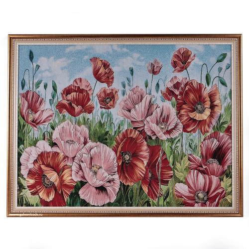 Картина гобелен 60x80 Маки / SI120 /KS4020-1 / 