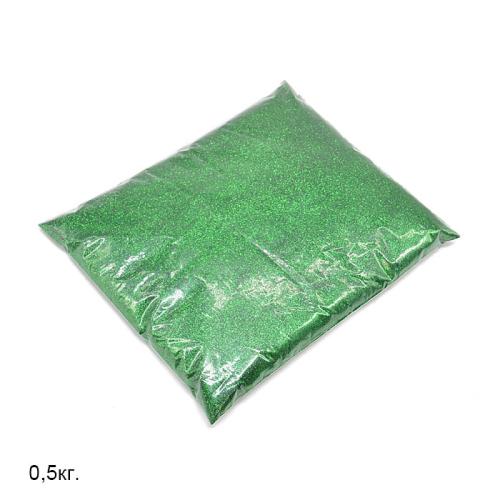 Глиттер зеленый / 247-1/96 /уп 1/ 500 г
