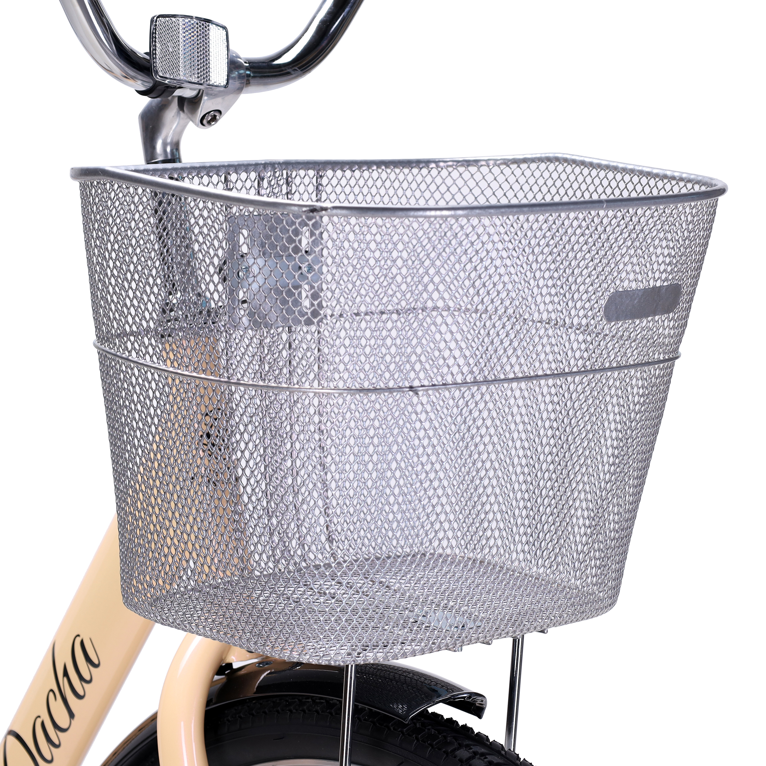 Велосипед городской с корзинкой 28" рама 19" 1sp KRYPTON DACHA W розовое золото ЦВК